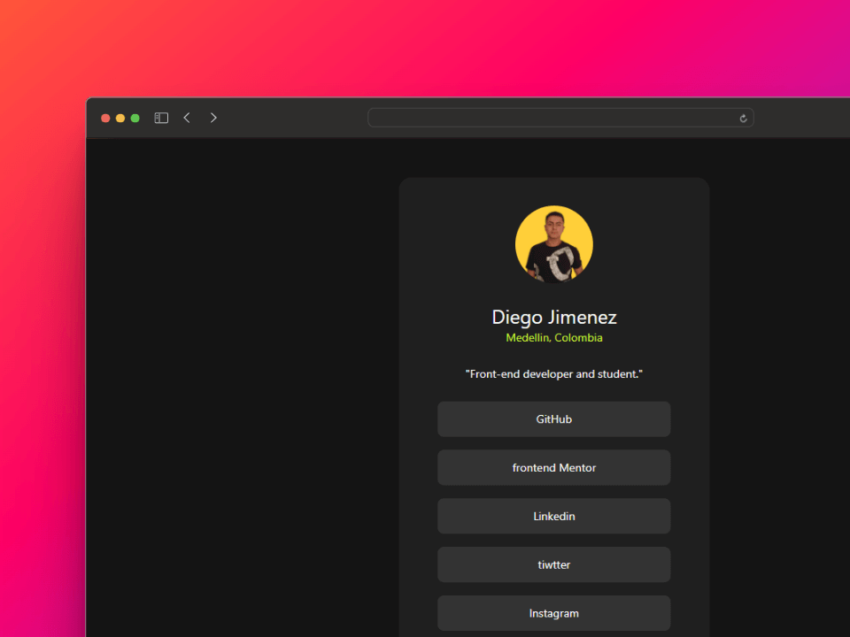 captura de pantalla del proyecto
